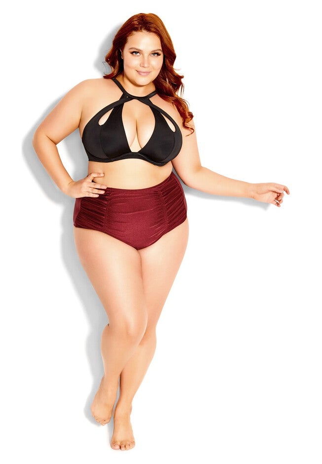 Azores Bikini Brief - merlot, PURPLE, on-hover image number 1