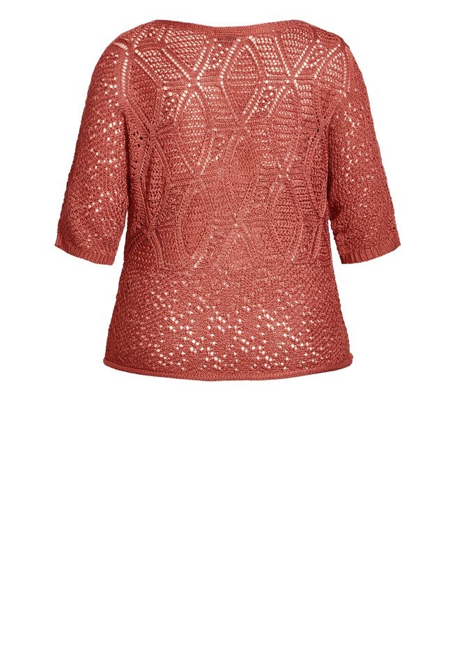Mila Sweater - cinnamon, PINK, alternate image number null