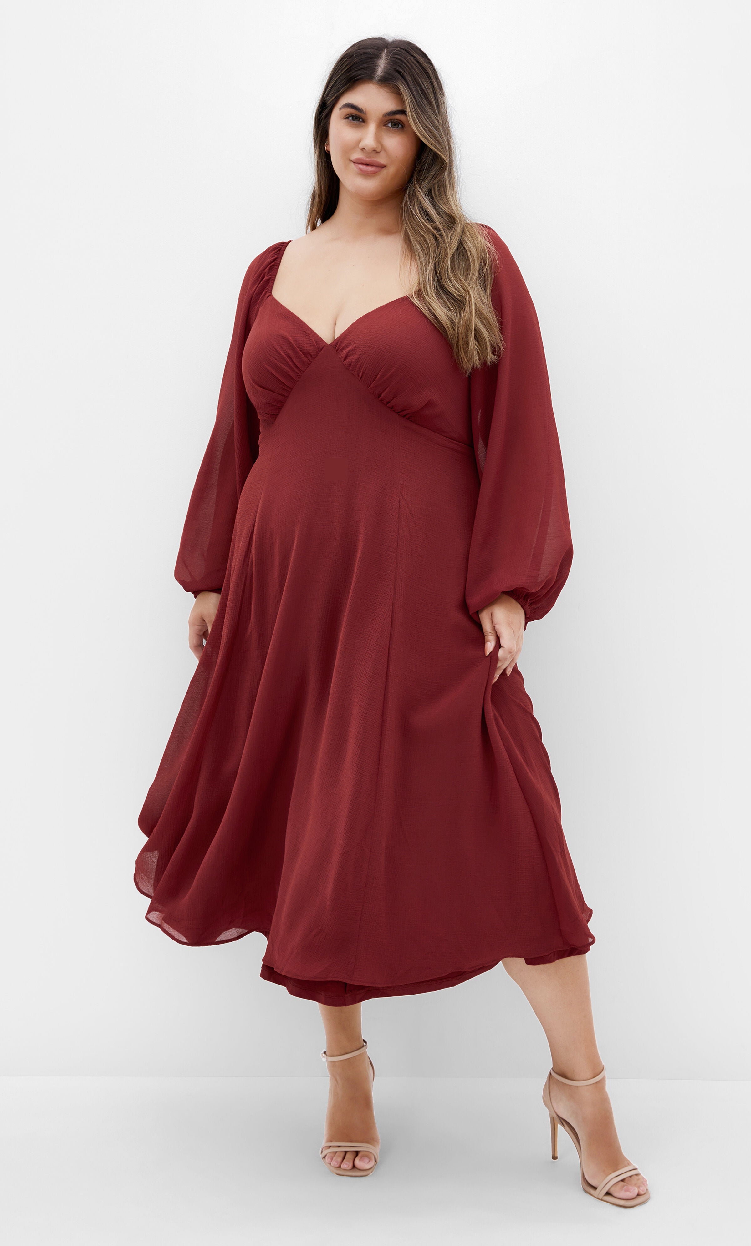 Flirty Leopard Midi Dress