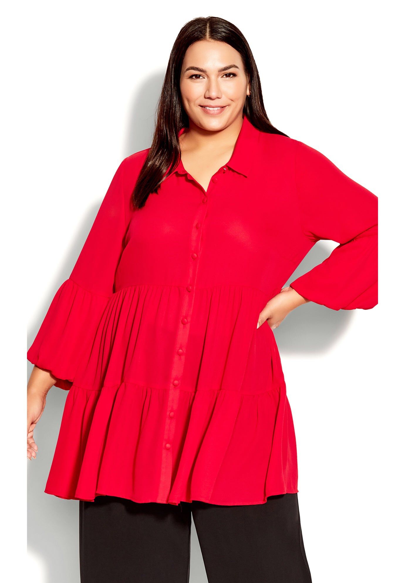 Enchant Tunic, CRIMSON, hi-res image number 0