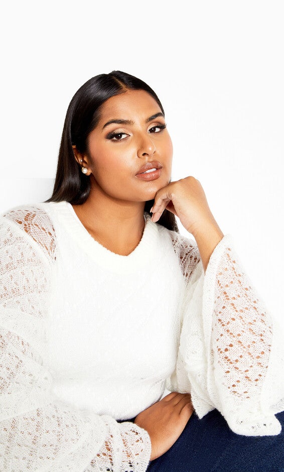 Estelle Sweater - cream, BEIGE, alternate image number null