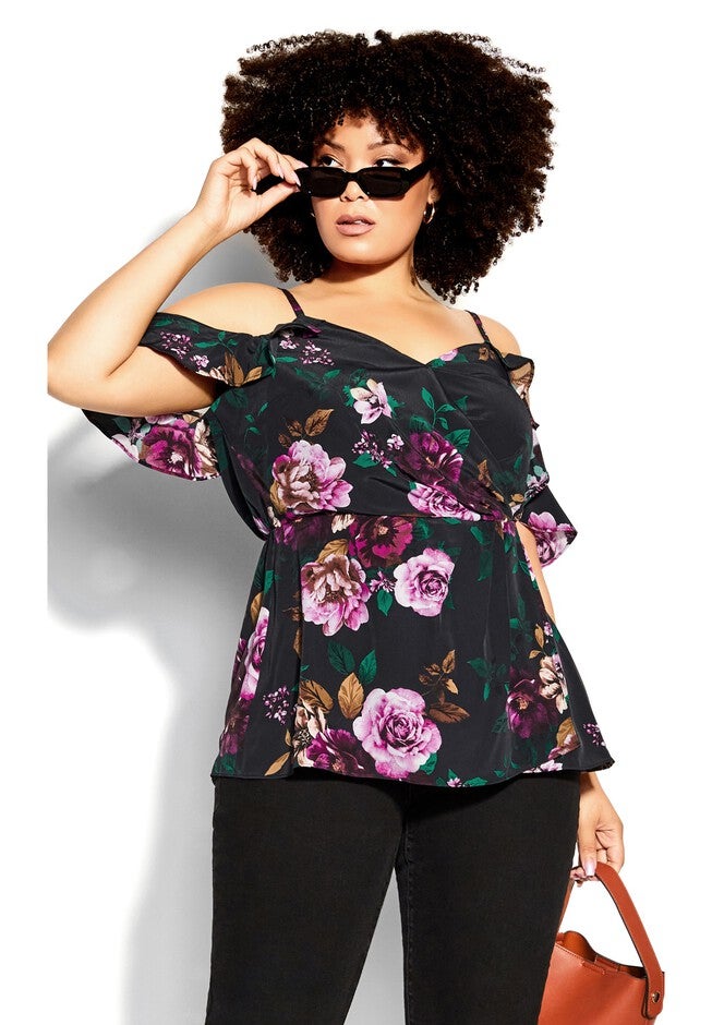 Sophia Top - black, BLACK, hi-res image number 0