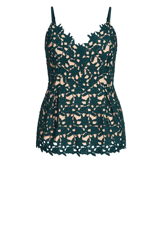 So Fancy Top - emerald, GREEN, alternate image number null