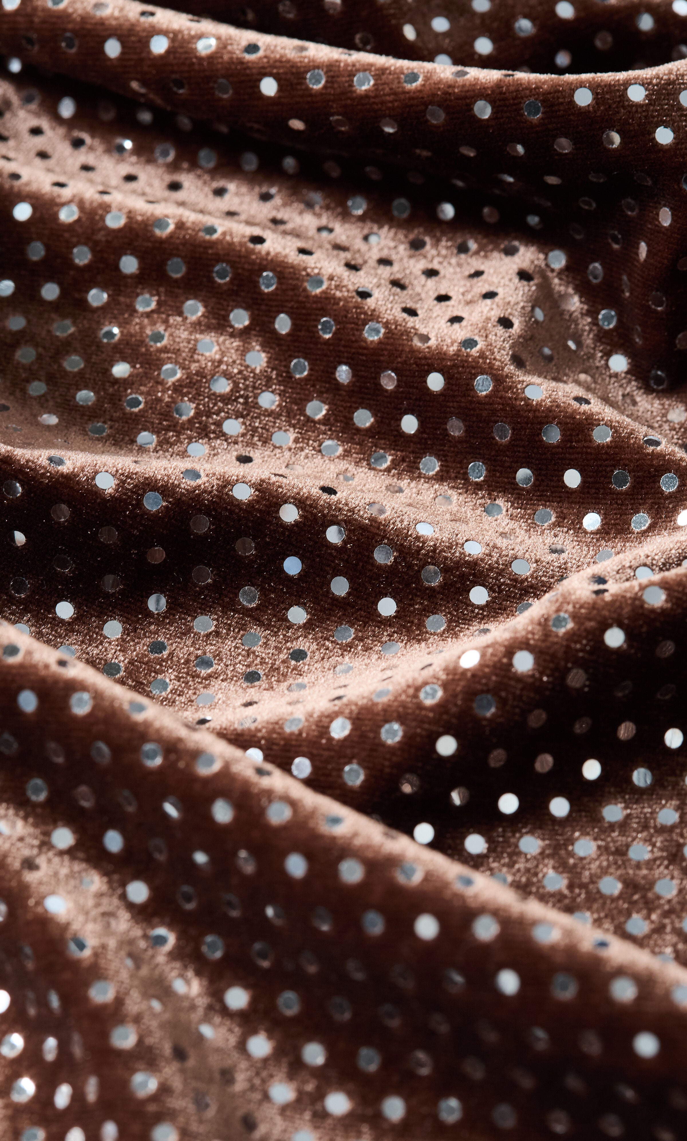 Shimmy Off Shoulder Top - bronze, BROWN, alternate image number 5