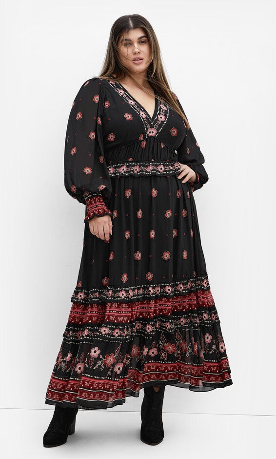 Camilla Maxi Dress - black, BLACK, hi-res image number null