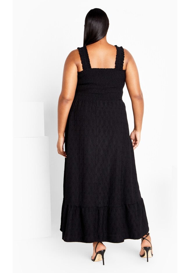 Ariel Maxi Dress - black, BLACK, on-hover image number 1