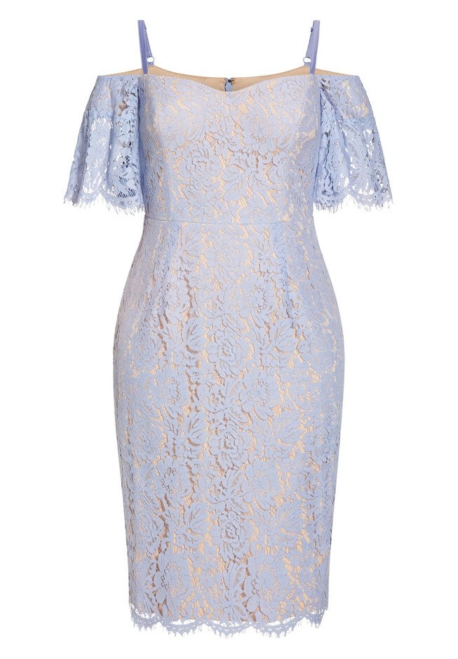 Lace Whisper Dress - powder blue, BLUE, alternate image number 2