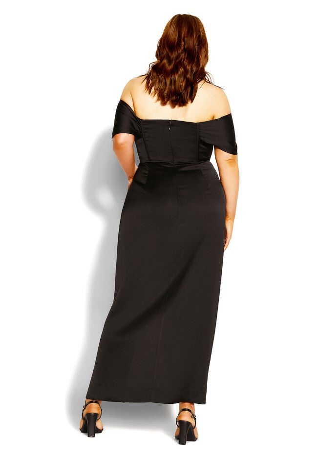 Forbidden Love Maxi Dress - black, BLACK, alternate image number null