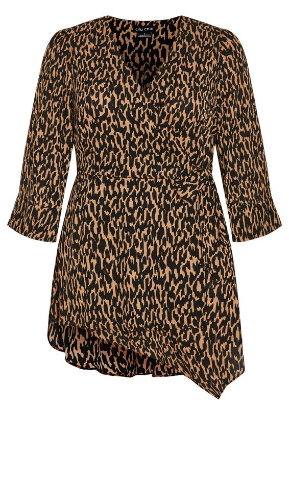 Jemma Top - animal, BROWN, alternate image number 4