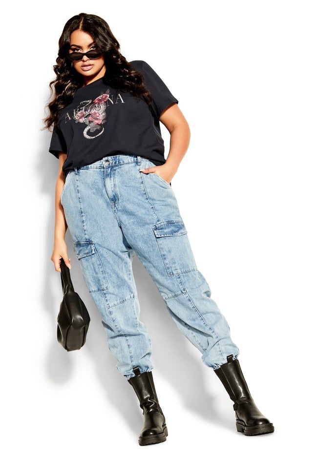 Arizona Rose Tee - navy, BLUE, on-hover image number null