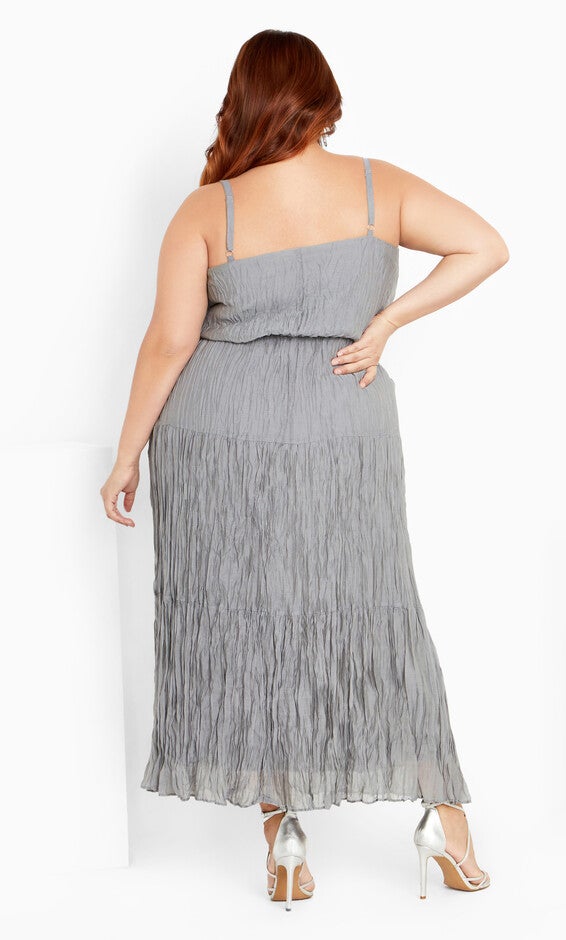 Sabina Maxi Dress - bluebell, GREY, alternate image number 2