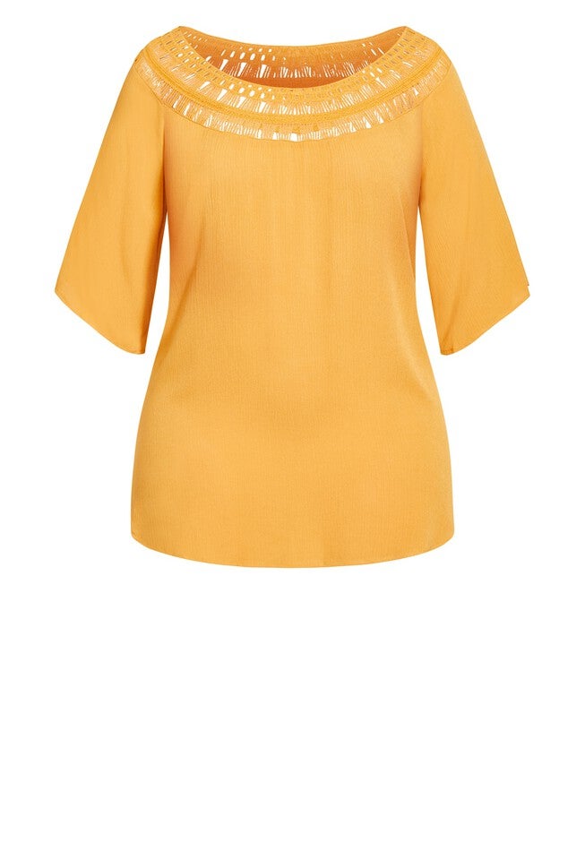 Tropical Daze Top - sunshine, YELLOW, alternate image number null