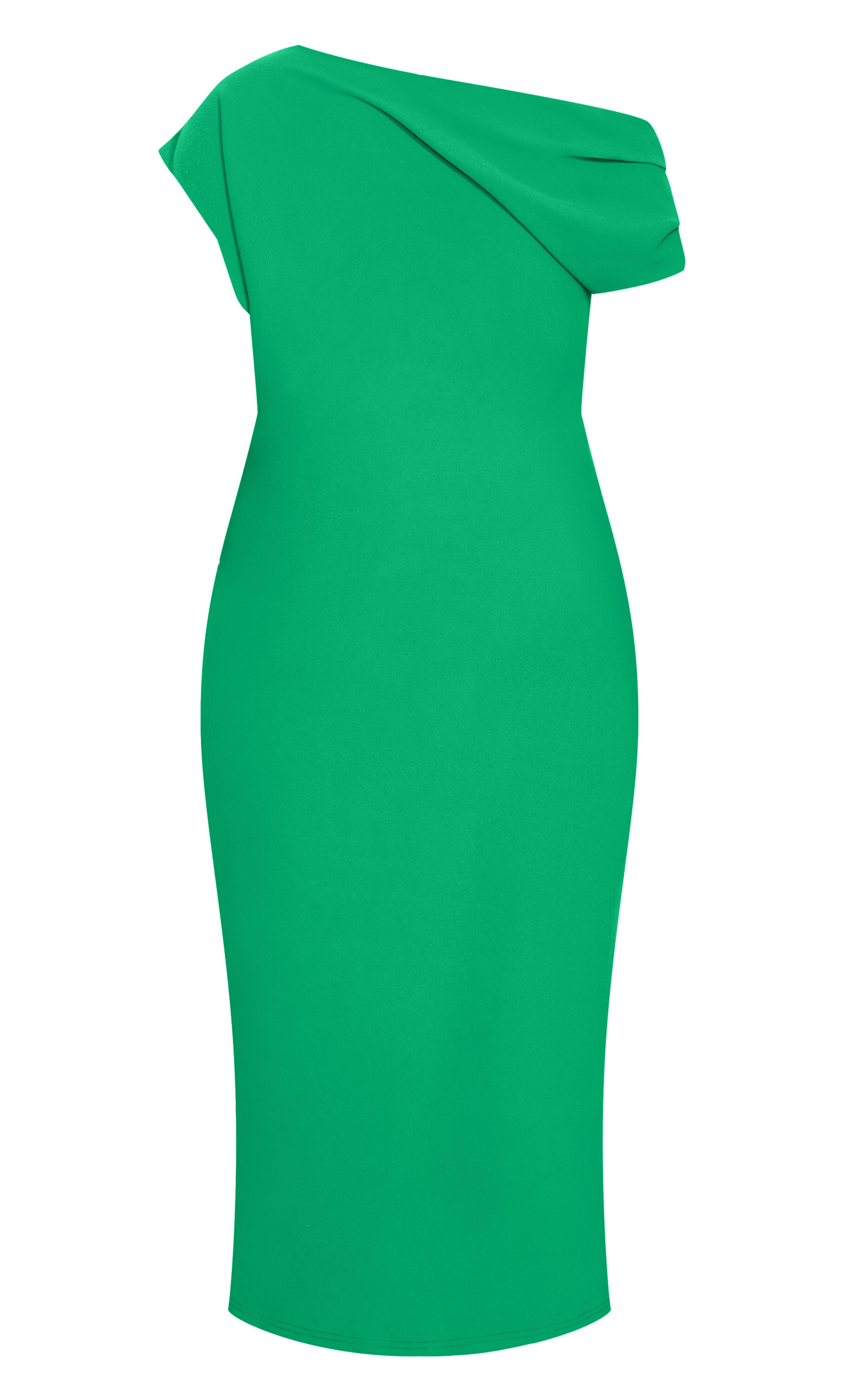 Sassy Off Shoulder Dress - green, GREEN, alternate image number 5