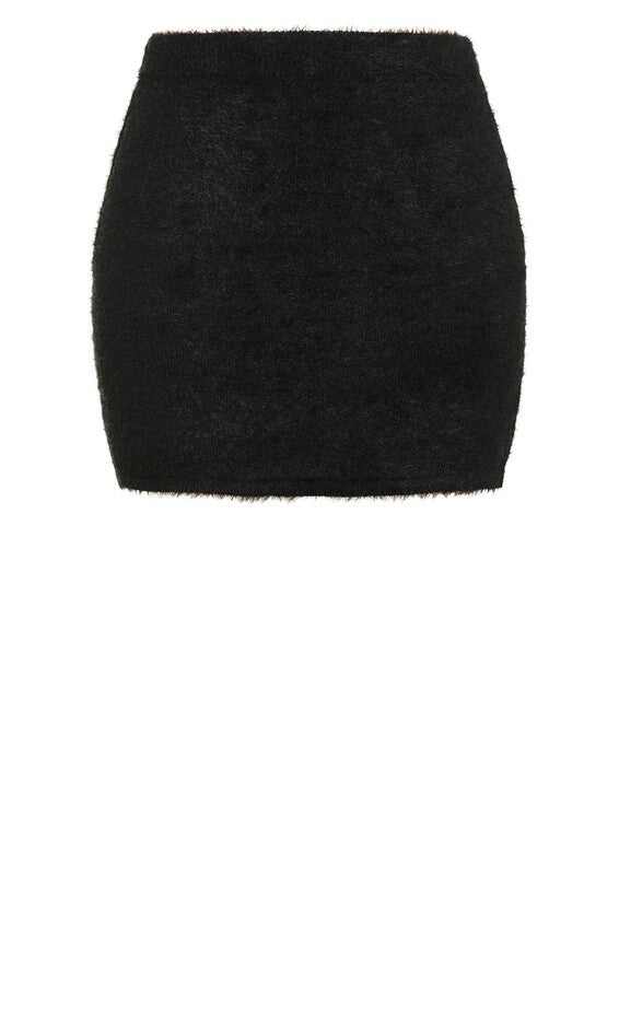 Fluffy Skirt - black, BLACK, alternate image number null
