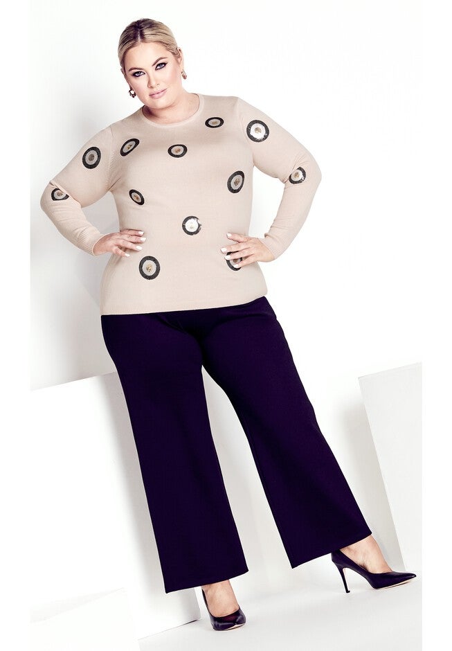 Sequinela Sweater, BLUSH, on-hover image number null