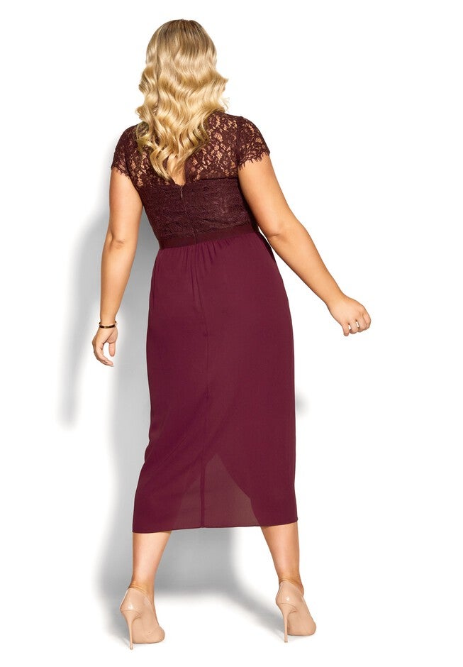 Chelsea Dress - bordeaux, RED, alternate image number 2