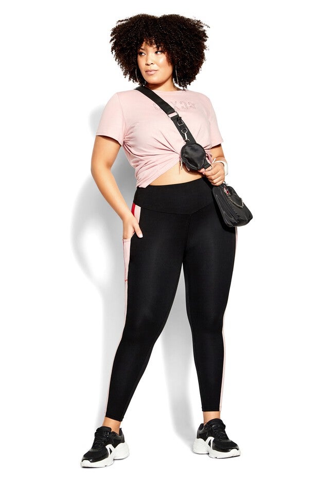 Aisha Full Length Legging - black, BLACK, on-hover image number null