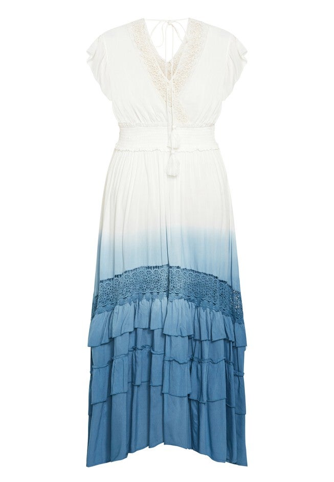 Destiny Ombre Maxi Dress - blue, BLUE, alternate image number null