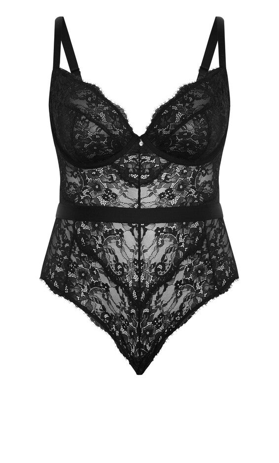 Josephine Bodysuit - black, BLACK, alternate image number 3