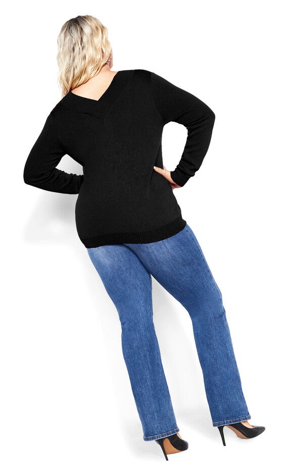 Sweet Love Sweater - black, BLACK, alternate image number 3