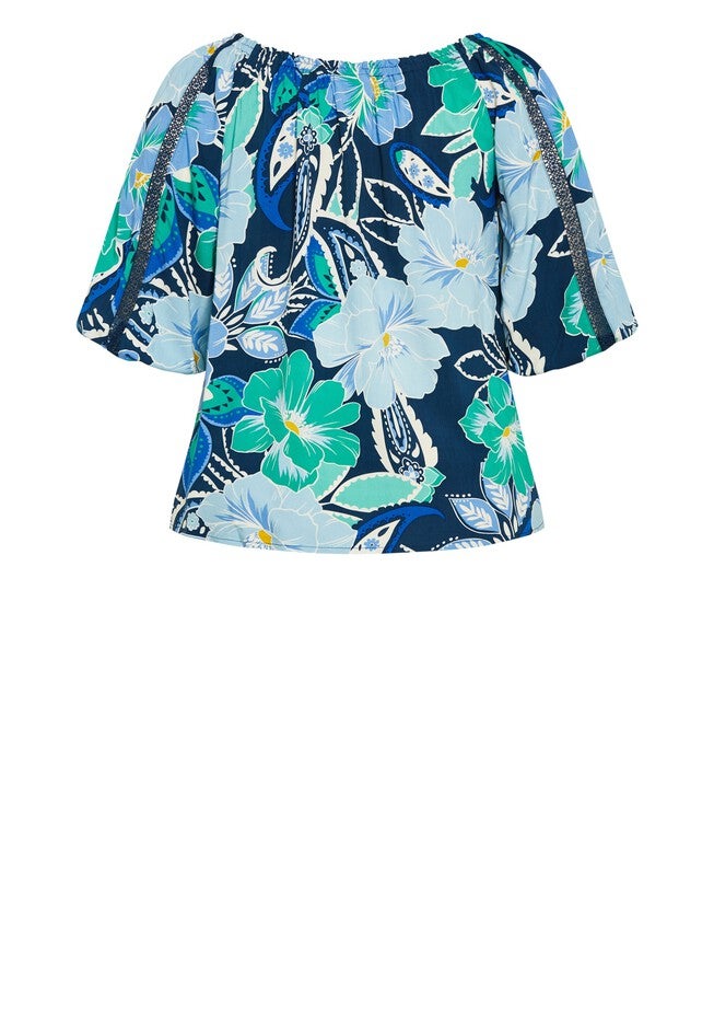 Bellini Top, INDIGO SUMMER, alternate image number 4