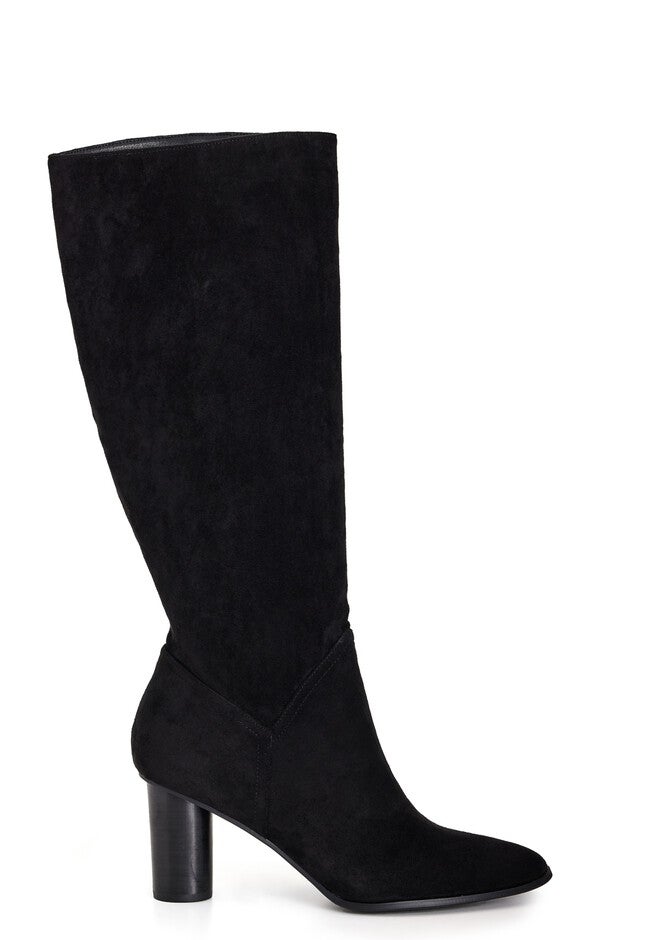 WIDE FIT Impact Knee Boot - black, BLACK, on-hover image number null