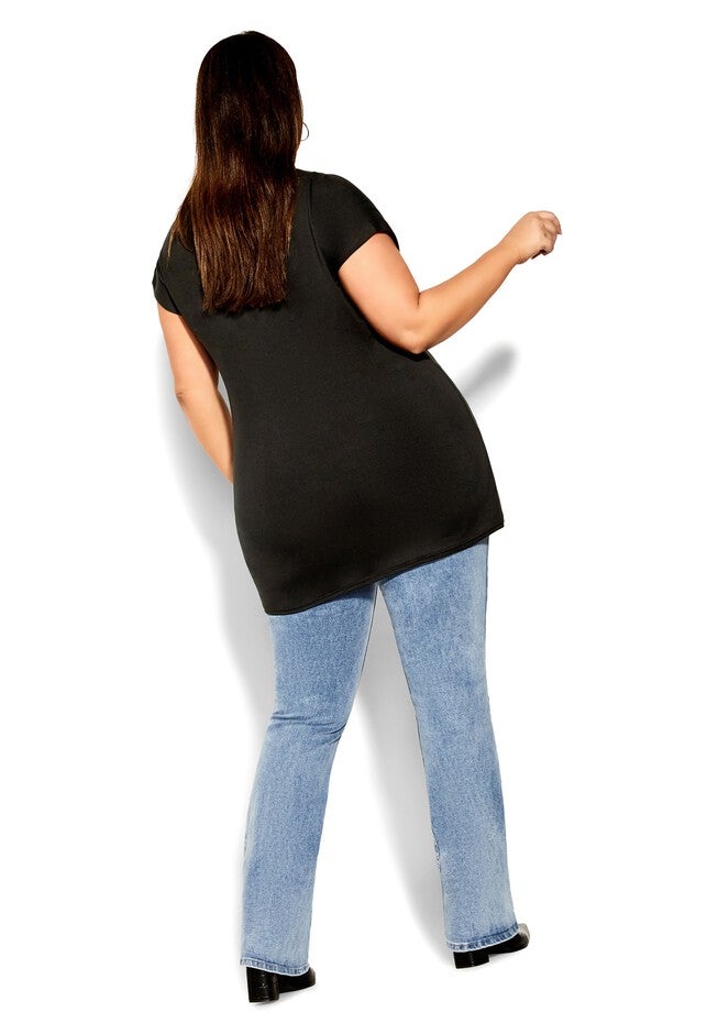 Dynamic V Top - black, BLACK, alternate image number null