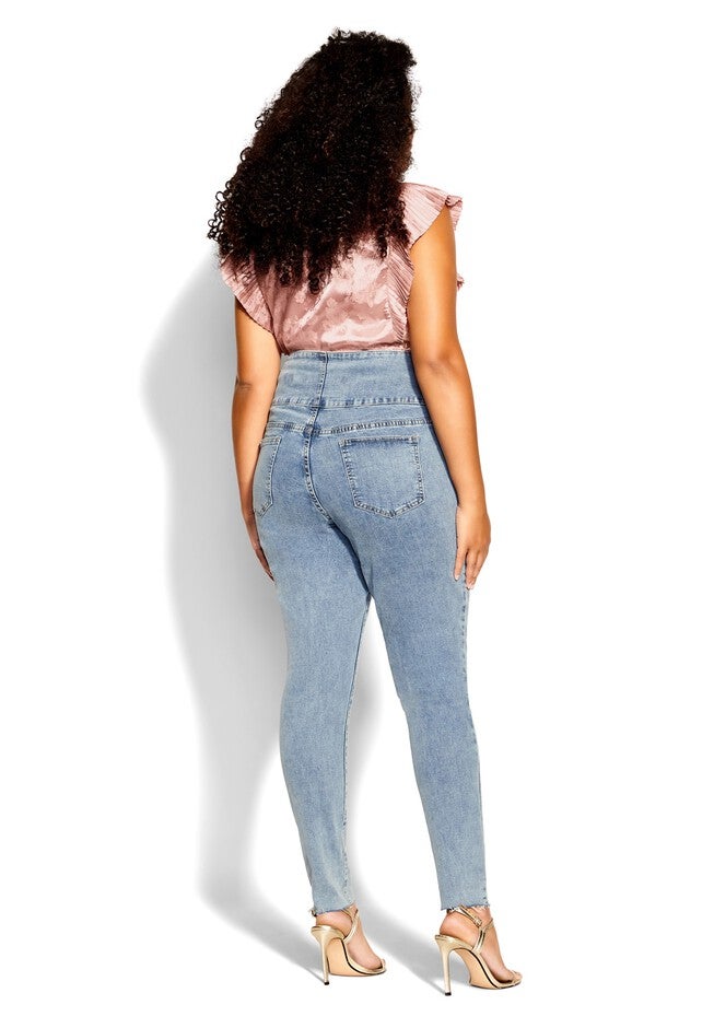 Felicity Corset Jean - blue, BLUE, alternate image number null
