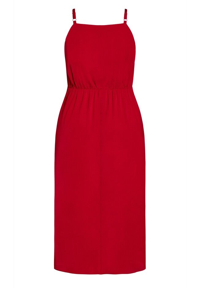 Drapey Love Dress - love red, RED, alternate image number 3