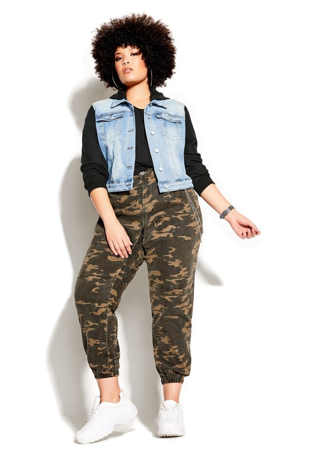 Denim Street Jacket - light wash, BLUE, on-hover image number 1