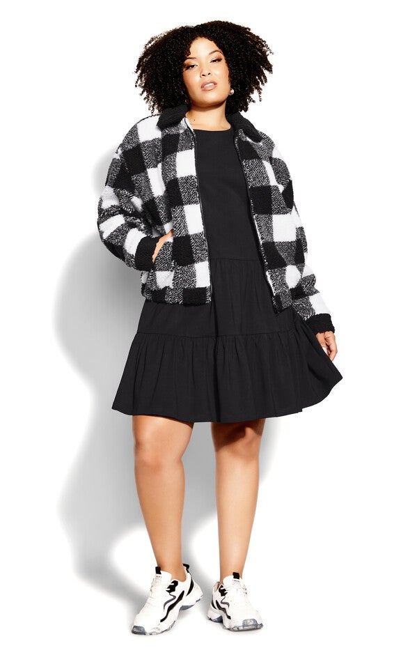 Scottie Jacket - black check, BLACK, alternate image number 2