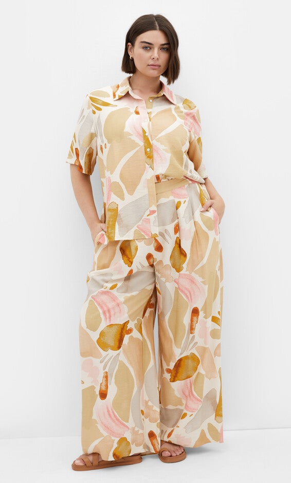 Surface Level Pant - print, WHITE, alternate image number null