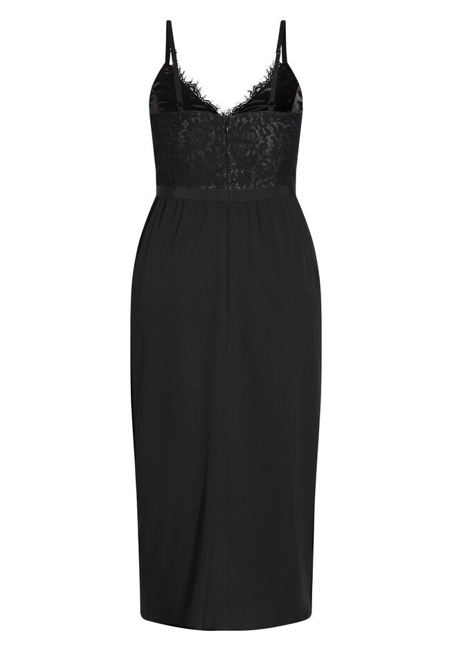 Lace Touch Dress - black, BLACK, alternate image number 3
