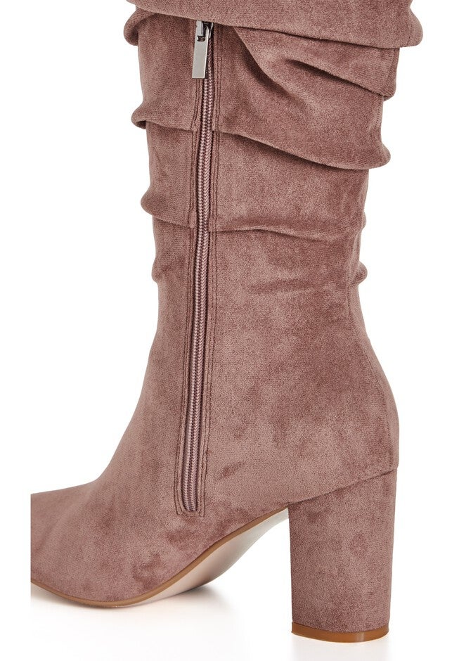 WIDE FIT Raquel Knee Boot - mushroom, MUSHROOM, alternate image number null
