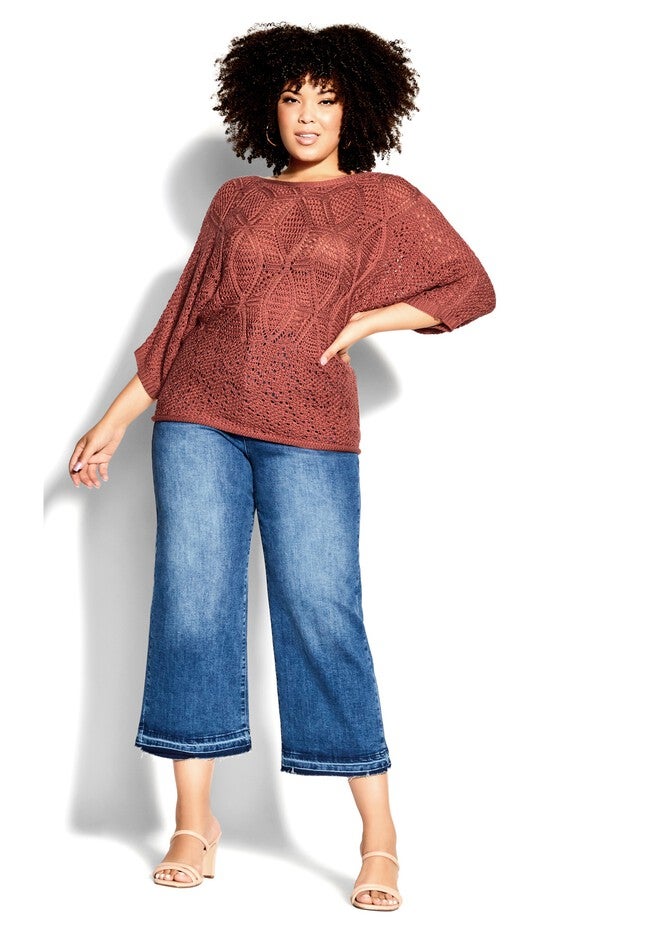 Mila Sweater - cinnamon, PINK, alternate image number null