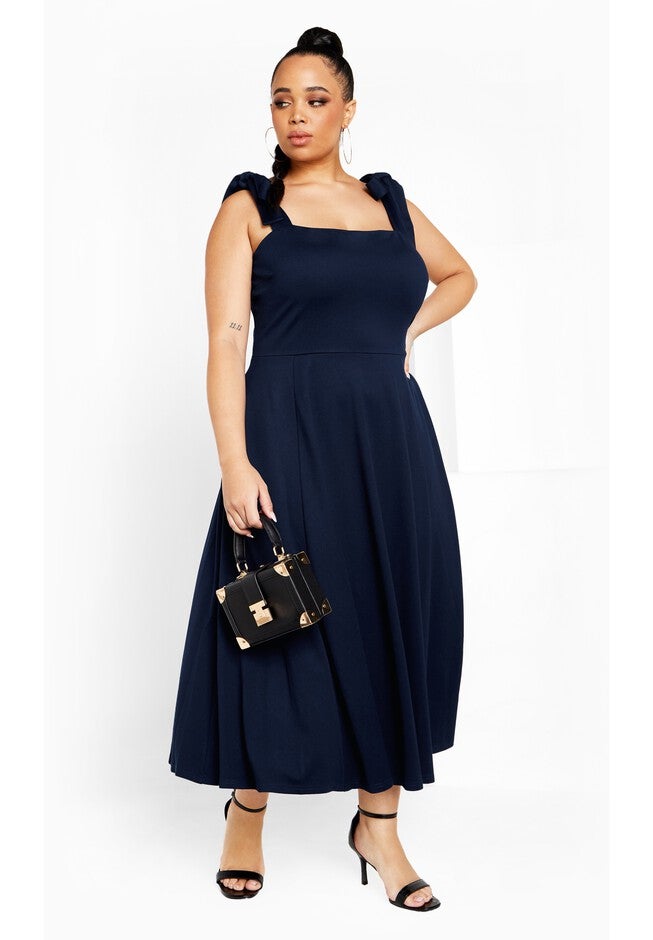 Monroe Dress - navy, BLUE, on-hover image number null