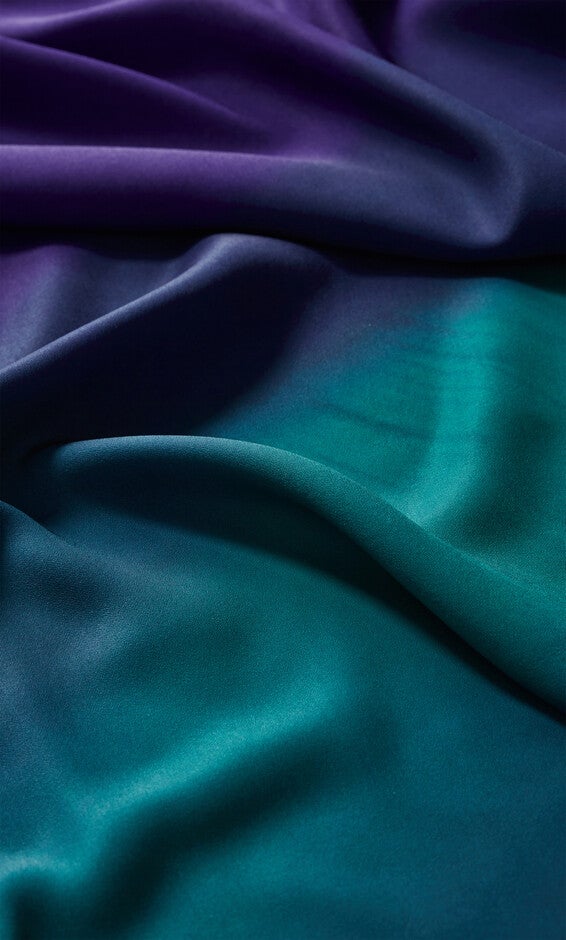 Ombre Cowl Dress - peacock, HYPNOTISE, alternate image number null