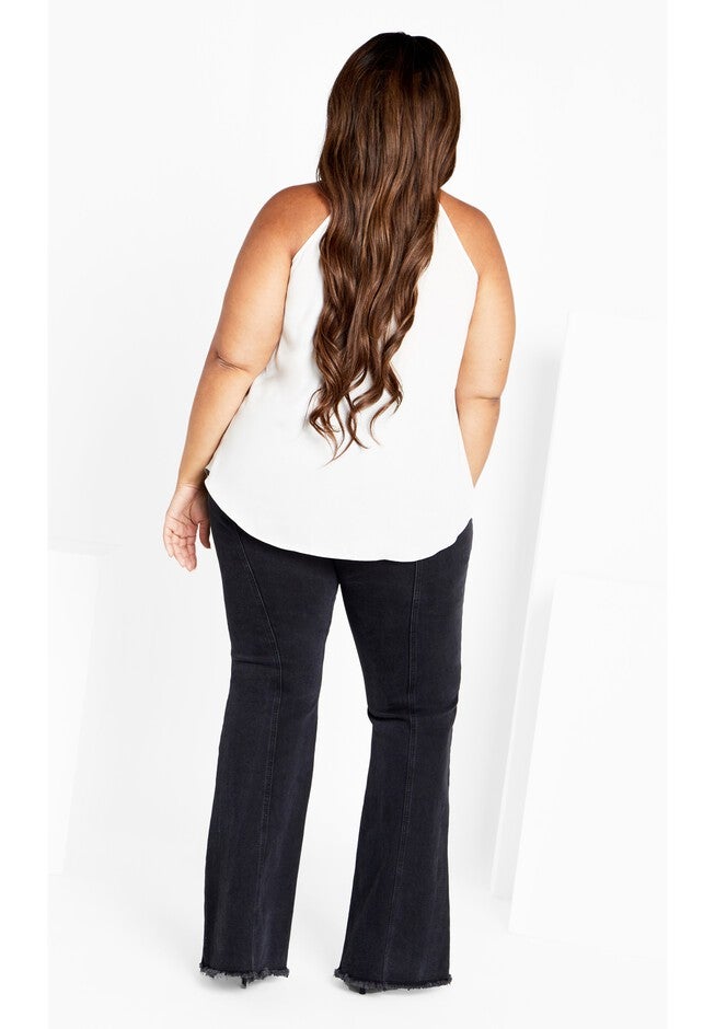 Sexy Twist Top - oat, BEIGE, alternate image number null