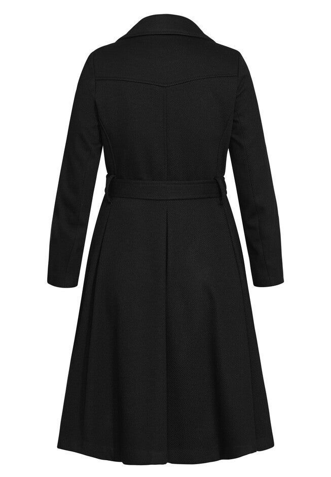 Blushing Belle Coat - black, BLACK, alternate image number 4