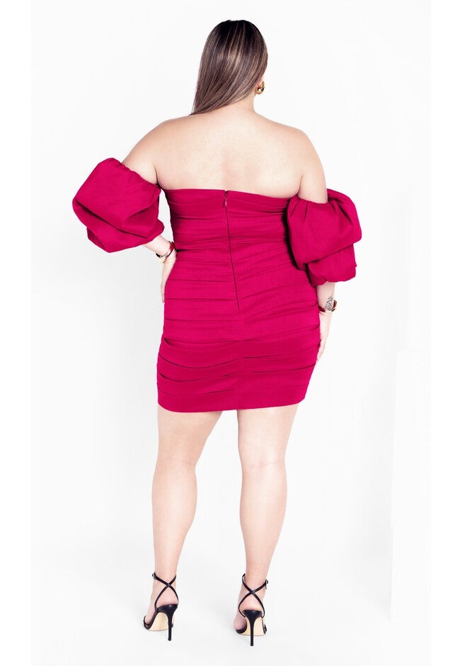 Payton Dress - lipstick pink, PINK, alternate image number null
