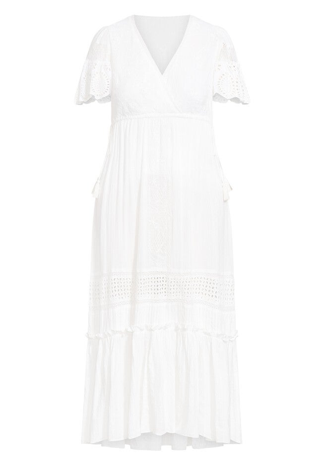 Skylar Maxi Dress, WHITE, alternate image number 4