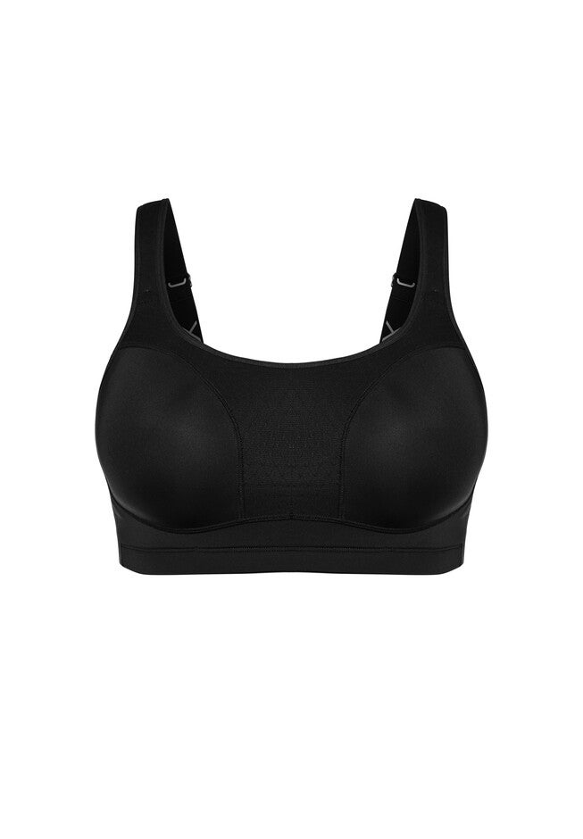 Underwire Contour Sports Bra - black, BLACK, alternate image number 3