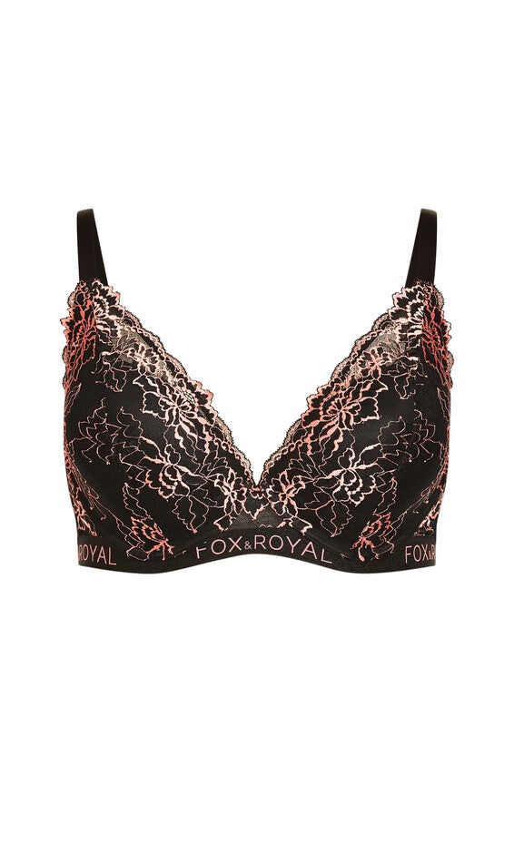 Gizela Underwire Bra - black, BLACK, alternate image number 3