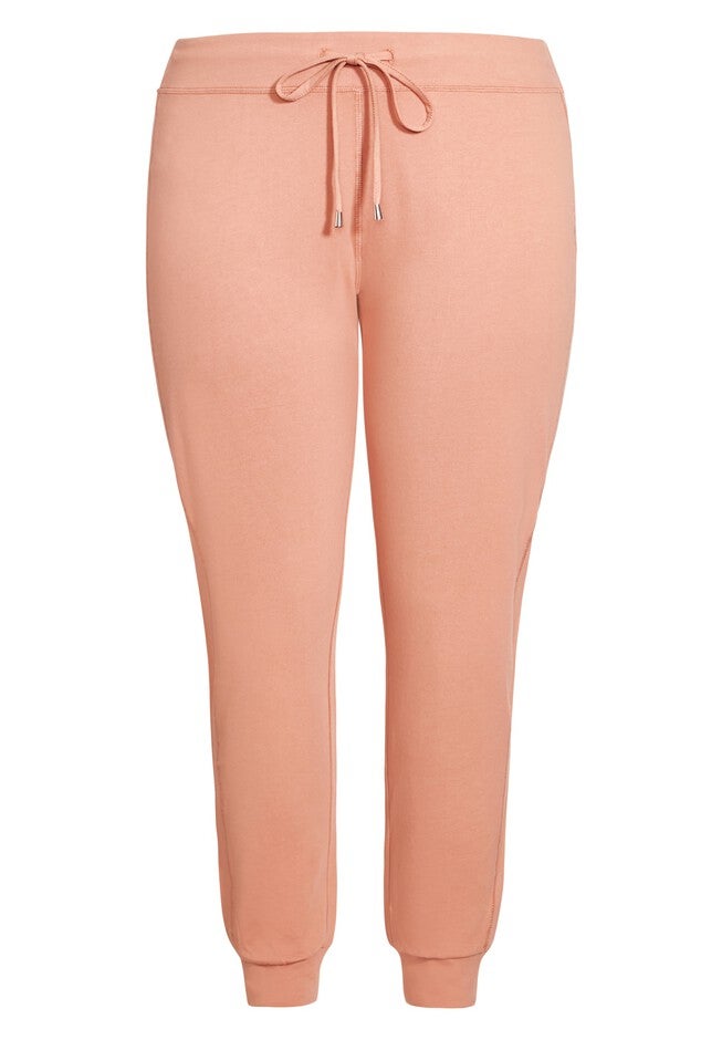 Only Lounge Plain Pant, TERRA COTTA, alternate image number 3