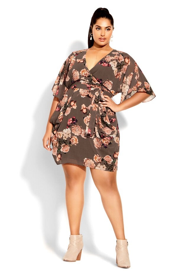 Brooke Dress - cocoa, BROWN, alternate image number 4