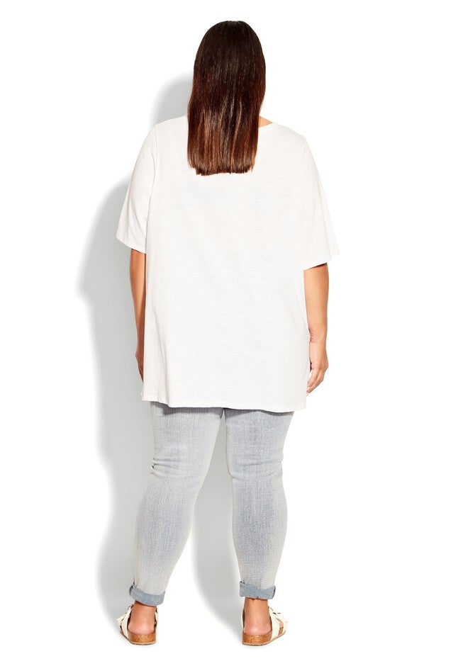 Sparkling Stars Top, WHITE, alternate image number null