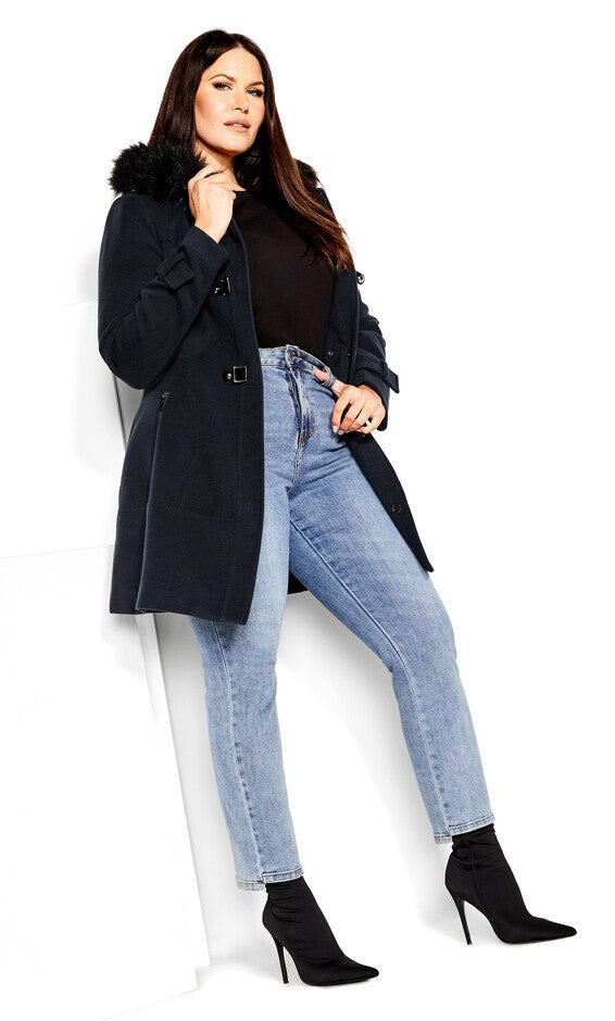 Wonderwall Coat - navy, BLUE, alternate image number 3