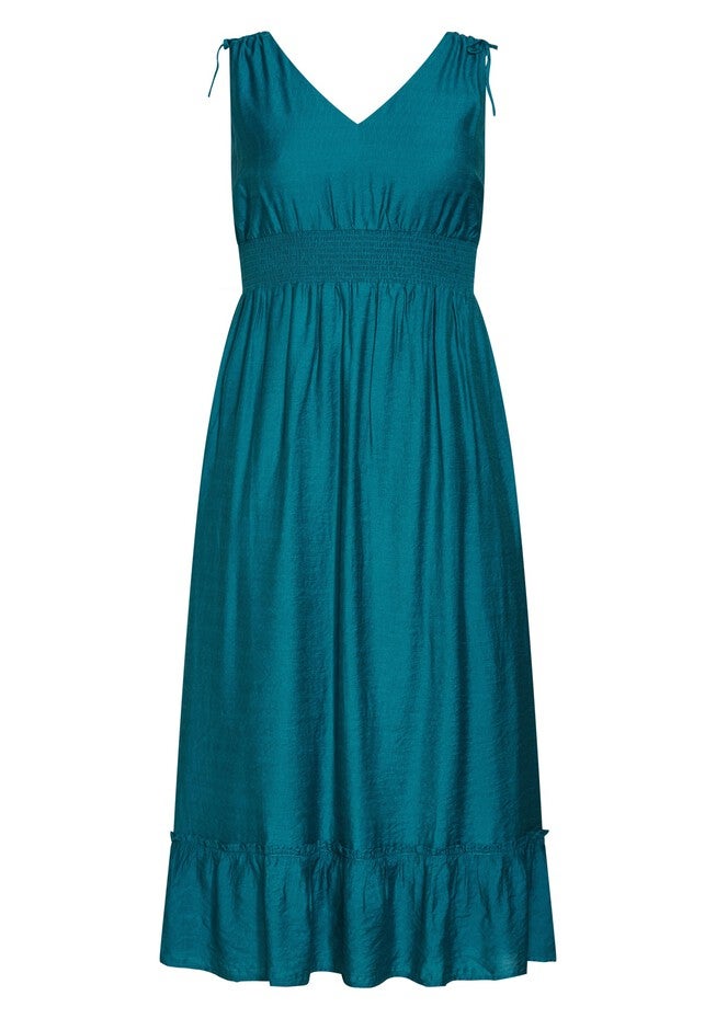 Avalina Maxi Dress - teal, GREEN, alternate image number null