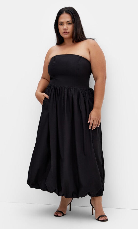Alina Maxi Dress - black, BLACK, hi-res image number null