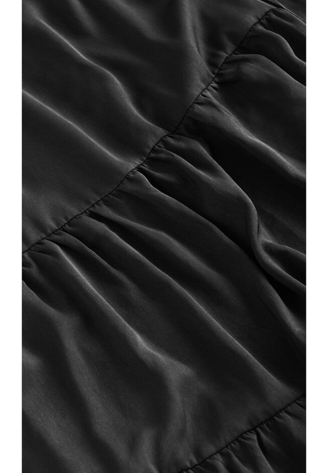 Iconic Tiered Maxi Dress - black, BLACK, alternate image number null